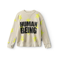 NUNUNU Smokey Natural Only Human Sweatshirt