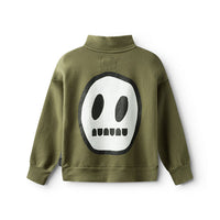 NUNUNU Olive 1/2 Zip Sweatshirt