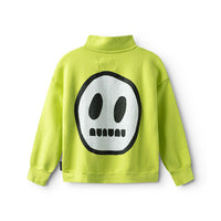 NUNUNU Hot Lime 1/2 Zip Sweatshirt