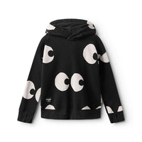 NUNUNU Black Side Eye Hoodie