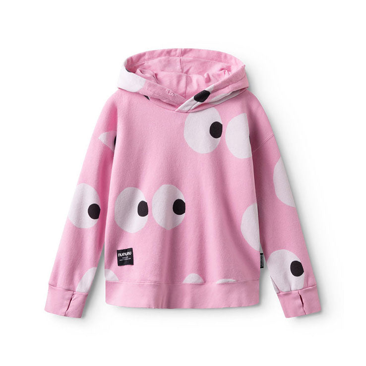 NUNUNU Super Pink  Side Eye Hoodie