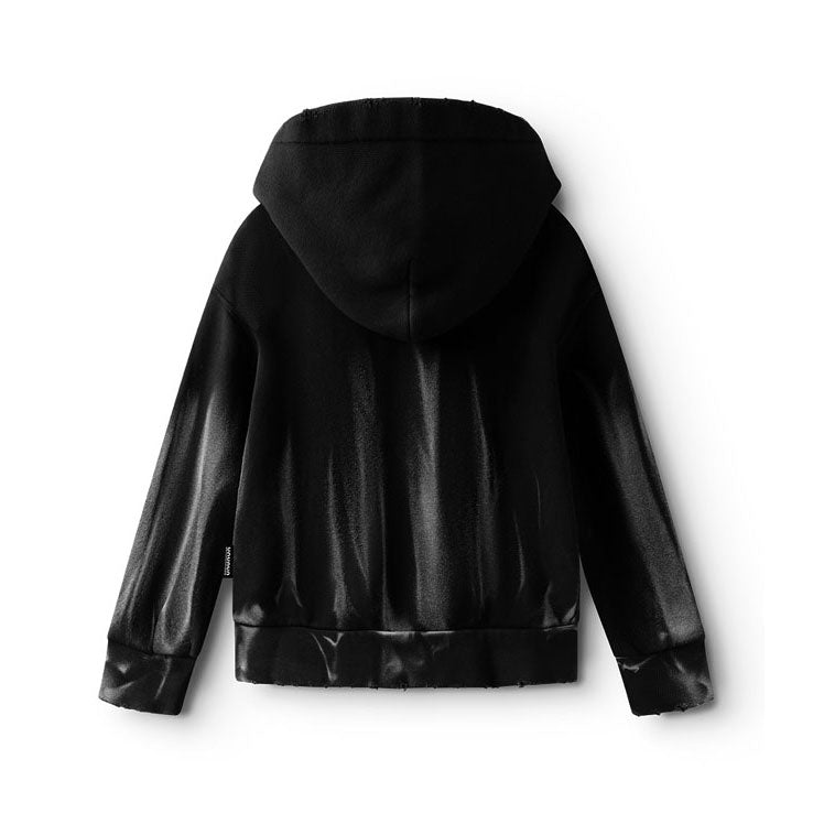 NUNUNU Black Ultimate Brush Zip Hoodie