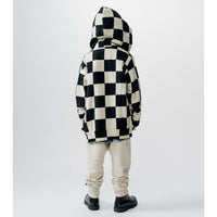 NUNUNU Smokey Natural Checkmate Zip Hoodie