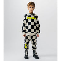 NUNUNU Smokey Natural Checkmate Sweatshirt