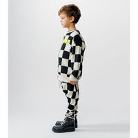 NUNUNU Smokey Natural Checkmate Sweatshirt