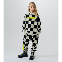 NUNUNU Smokey Natural Checkmate Sweatshirt