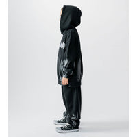 NUNUNU Black Ultimate Brush Hoodie