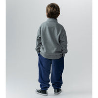 NUNUNU Heather Grey 1/2 Zip N Sweatshirt