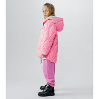 NUNUNU Hot Pink Mega Pockets Down Jacket