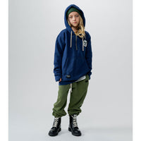 NUNUNU Indigo 1/2 Zip Hoodie
