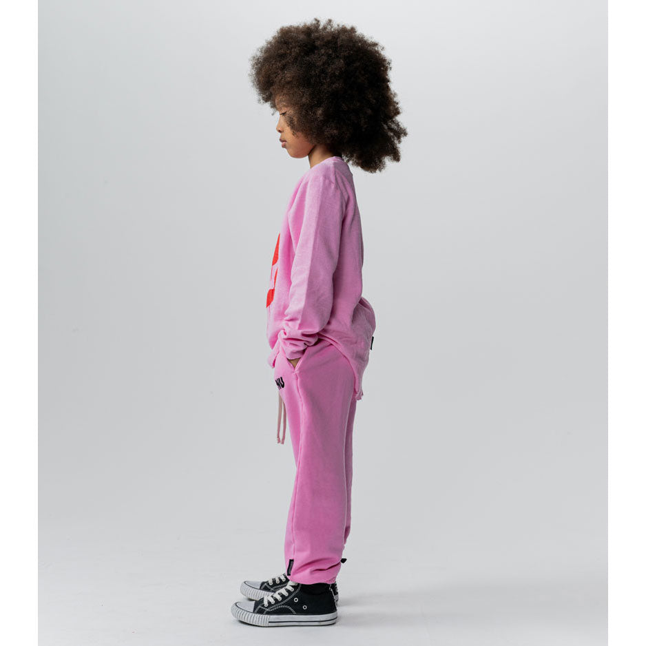 NUNUNU Super Pink Droopy Skull Shirt