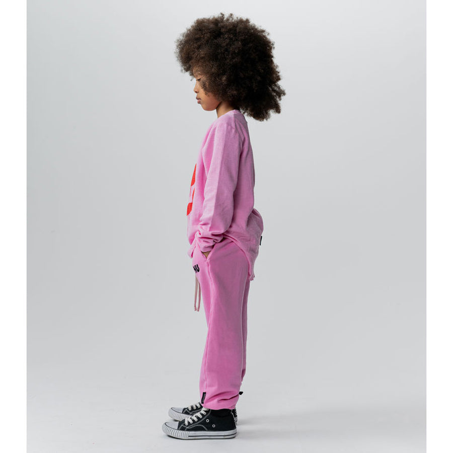 NUNUNU Super Pink Droopy Skull Shirt