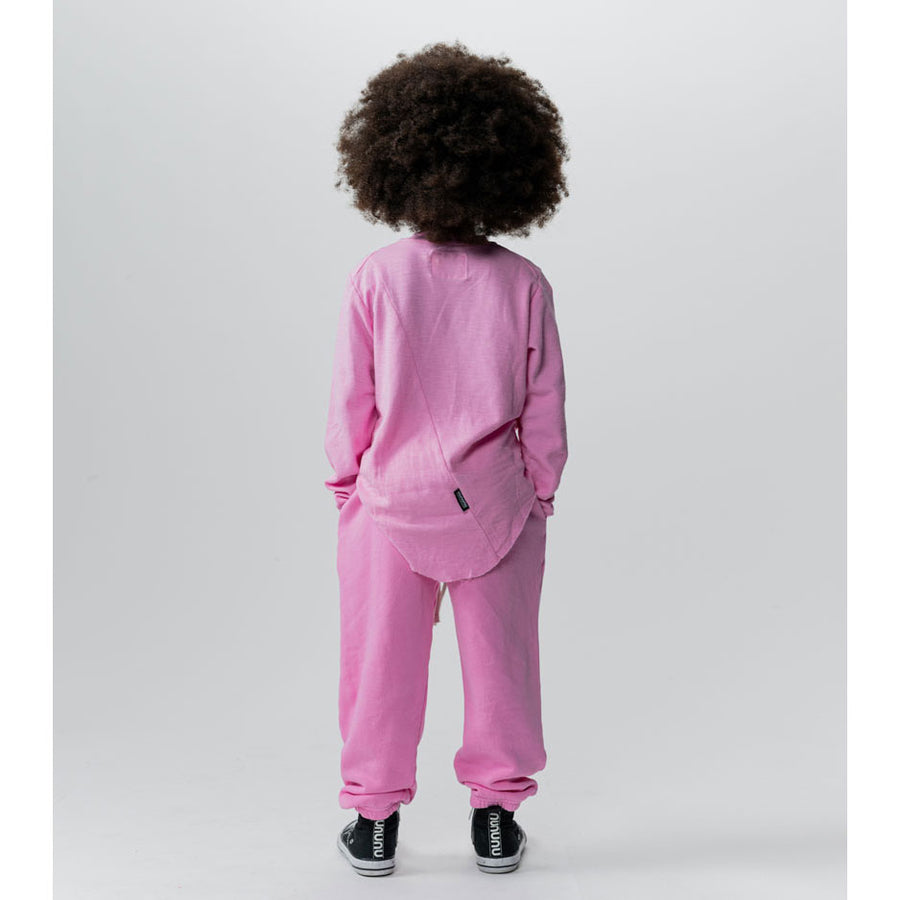 NUNUNU Super Pink Droopy Skull Shirt