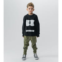 NUNUNU Black Side Eye Sweatshirt