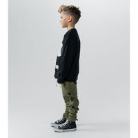 NUNUNU Black Side Eye Sweatshirt