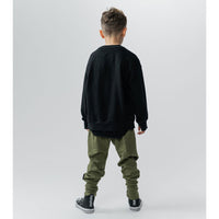 NUNUNU Black Side Eye Sweatshirt