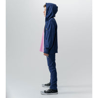 NUNUNU Indigo Iconic Zip Hoodie