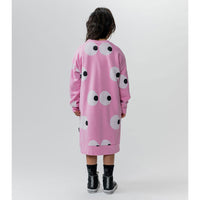 NUNUNU Super Pink  Side Eyes A Dress