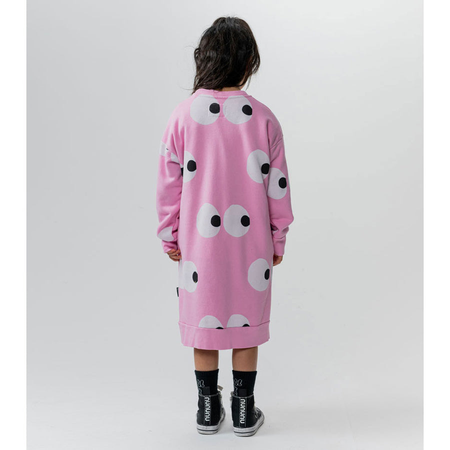 NUNUNU Super Pink  Side Eyes A Dress