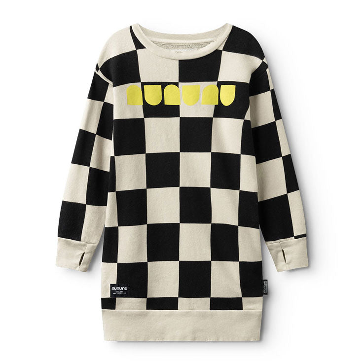 NUNUNU Smokey Natural Checkmate A Dress