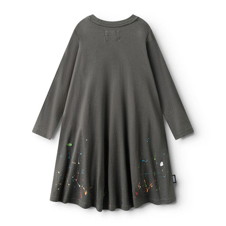 NUNUNU Graphite Splash Of Color 360 Dress