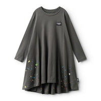 NUNUNU Graphite Splash Of Color 360 Dress