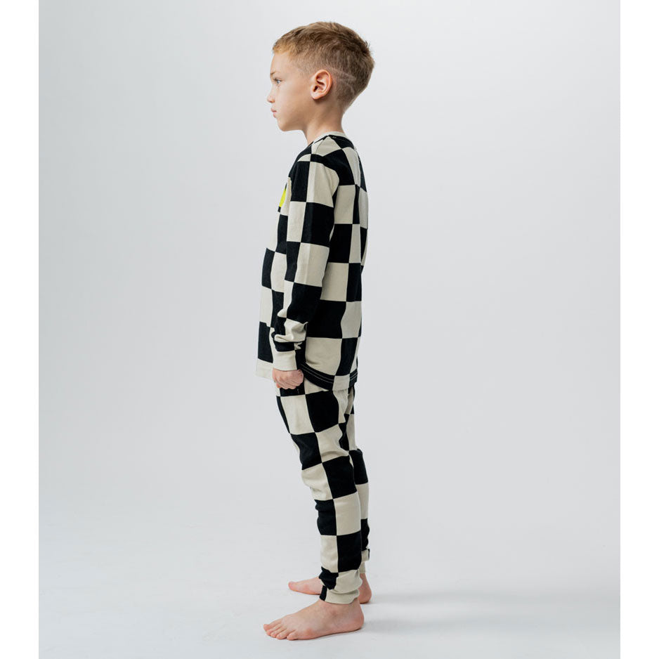 NUNUNU Smokey Natural Checkmate Loungewear