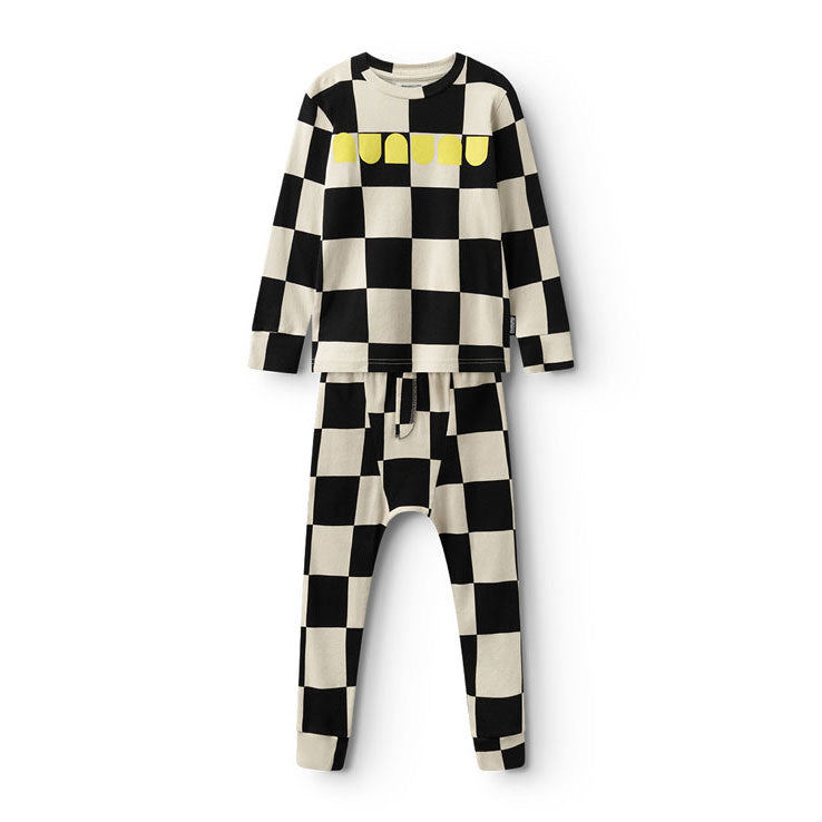 NUNUNU Smokey Natural Checkmate Loungewear