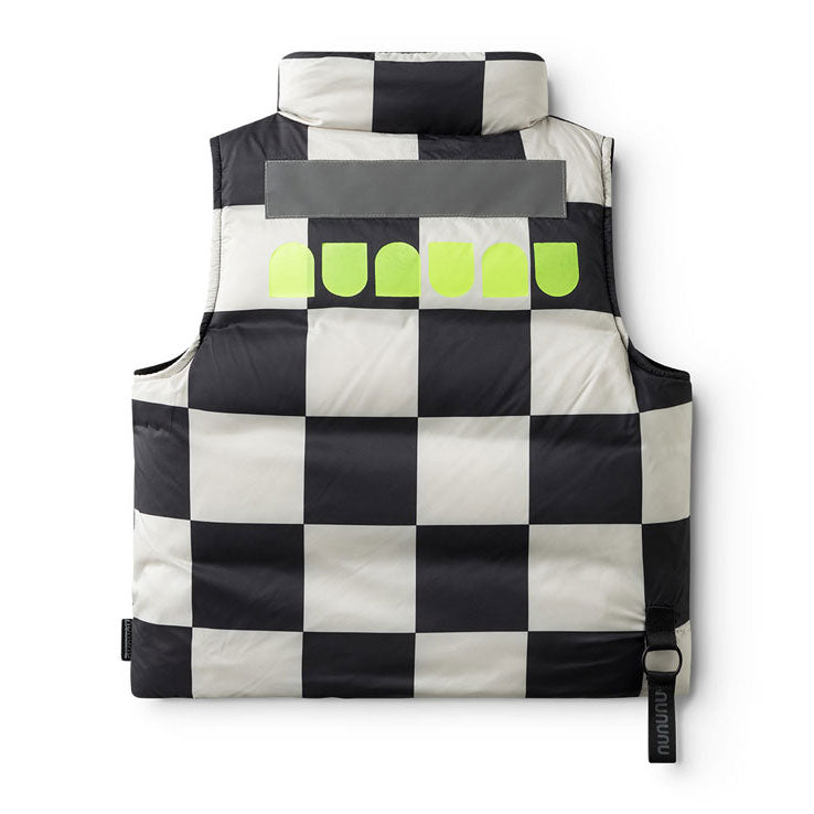 NUNUNU Smokey Natural Checkmate Down Vest