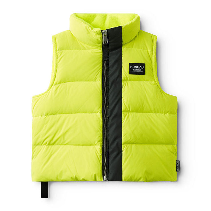 NUNUNU Hot Lime Bubbly Down Vest