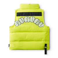 NUNUNU Hot Lime Bubbly Down Vest