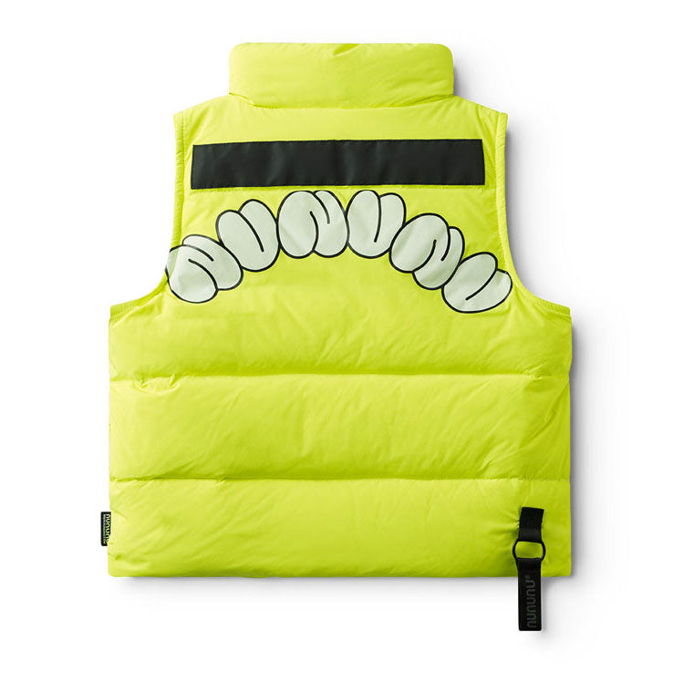NUNUNU Hot Lime Bubbly Down Vest