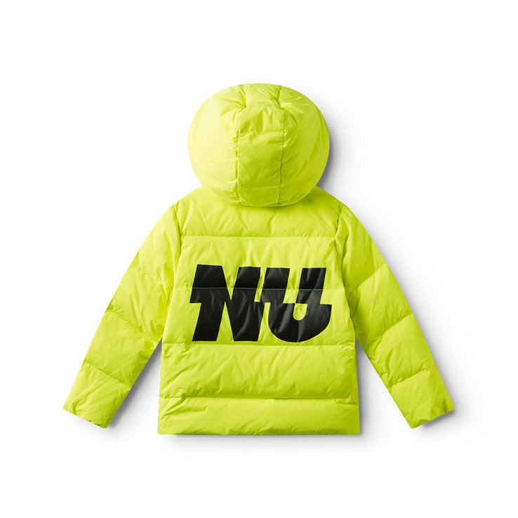 NUNUNU Hot Lime Puffy Down Jacket