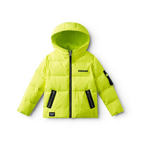 NUNUNU Hot Lime Puffy Down Jacket