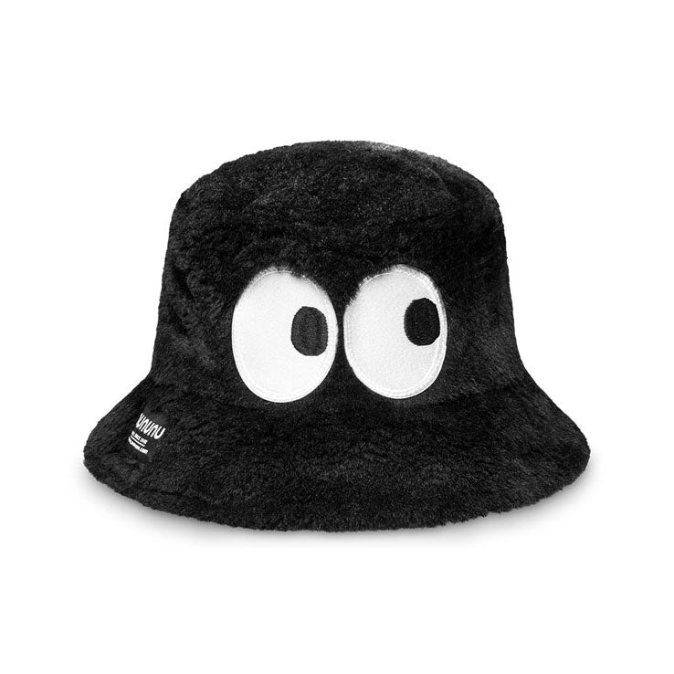 NUNUNU Black Side Eye Bucket Hat