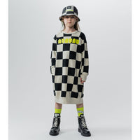 NUNUNU Smokey Natural Checkmate A Dress