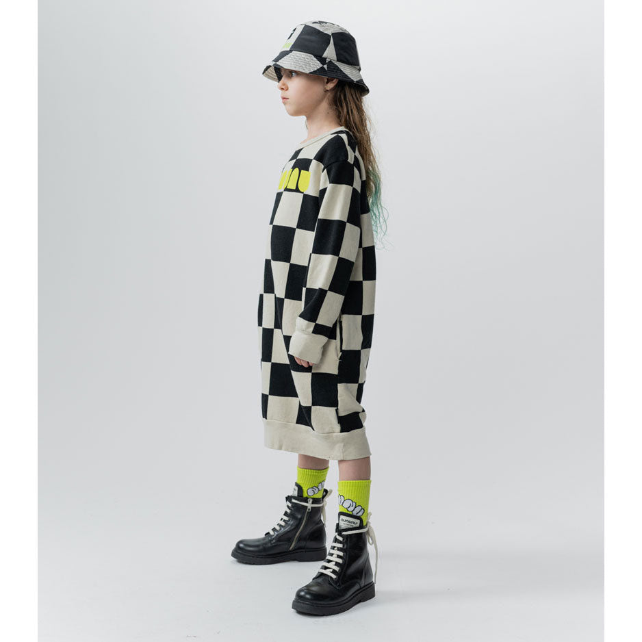 NUNUNU Smokey Natural Checkmate A Dress
