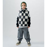 NUNUNU Smokey Natural Checkmate Down Vest