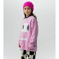NUNUNU Super Pink  Side Eye Sweatshirt