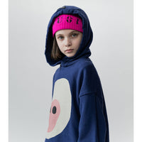 NUNUNU Washed Indigo Monkey Around Hoodie