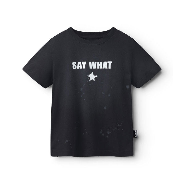 Nununu Black Say Splash! T-Shirt