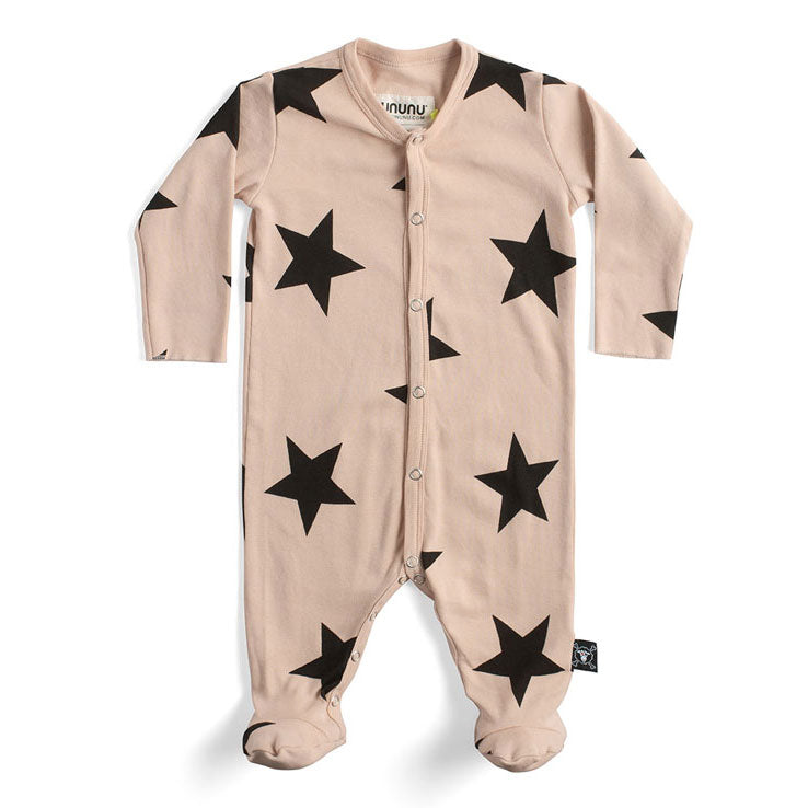 Nununu Nude Star Footed Overall