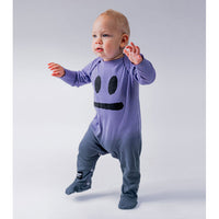 Nununu Mauve Mist Smirk Footed Overall