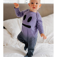 Nununu Mauve Mist Smirk Footed Overall