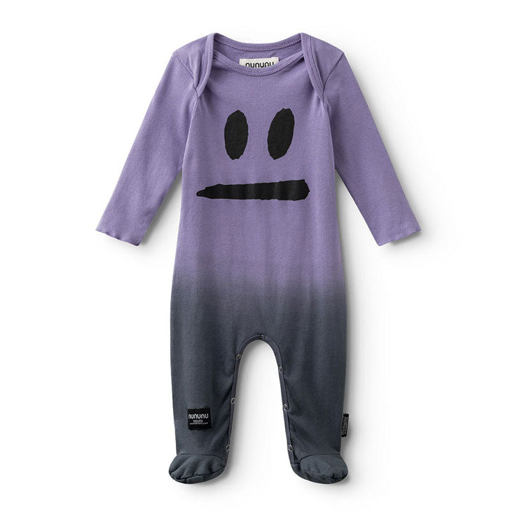 Nununu Mauve Mist Smirk Footed Overall