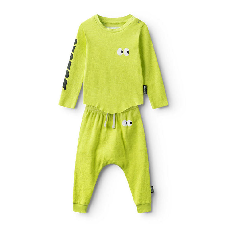 NUNUNU Hot Lime Livein Baby Set