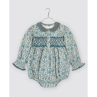 Little Cotton Clothes Midwinter Floral Nancy Romper