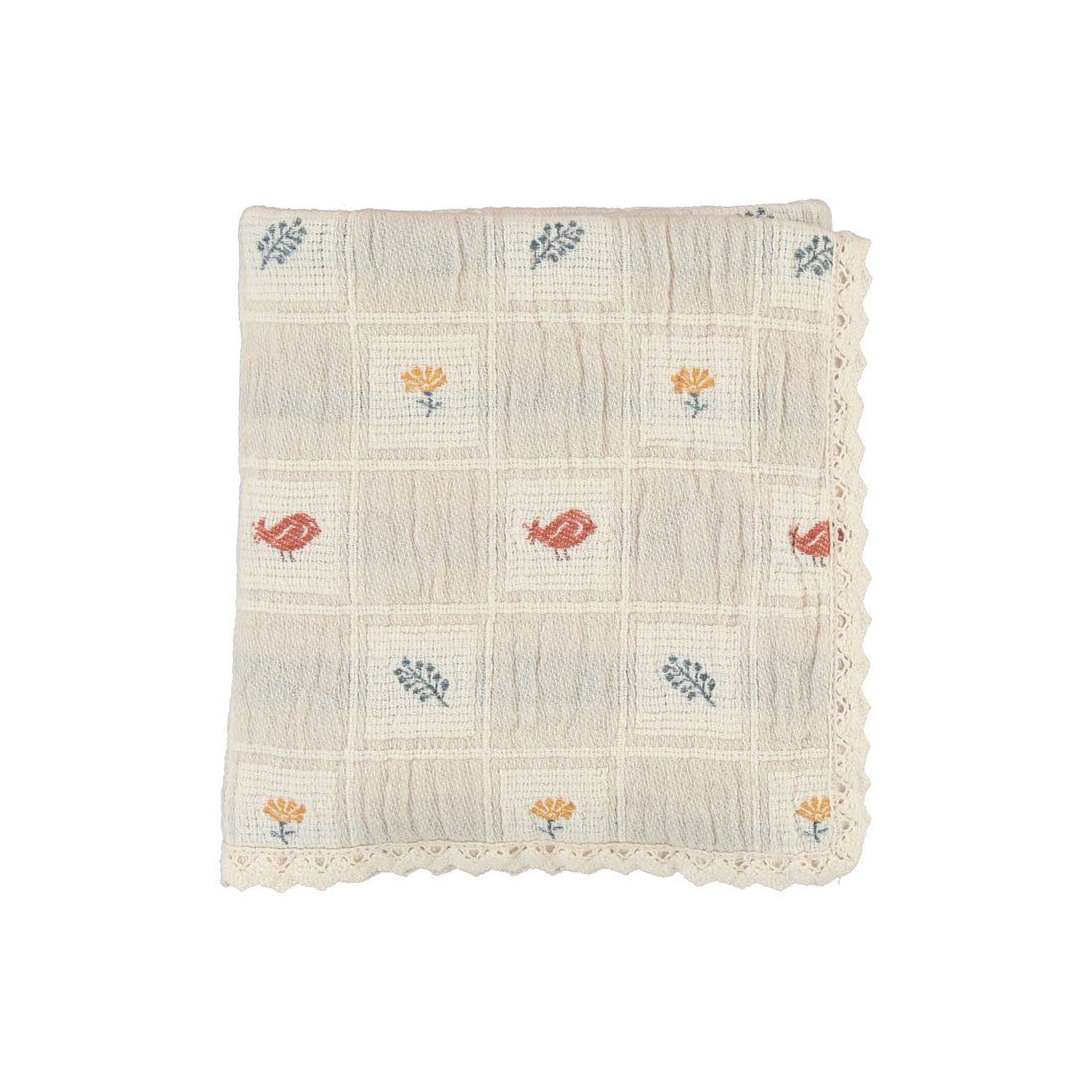 Bebe Organic Earthy Patchwork Nature Blanket