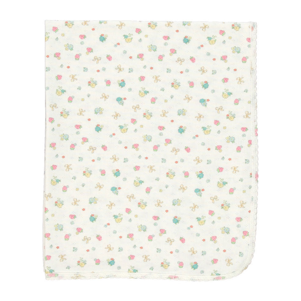 Bebe Organic Strawberry Field Nia Blanket