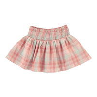 Bebe Organic Summer Check Nicole Skirt